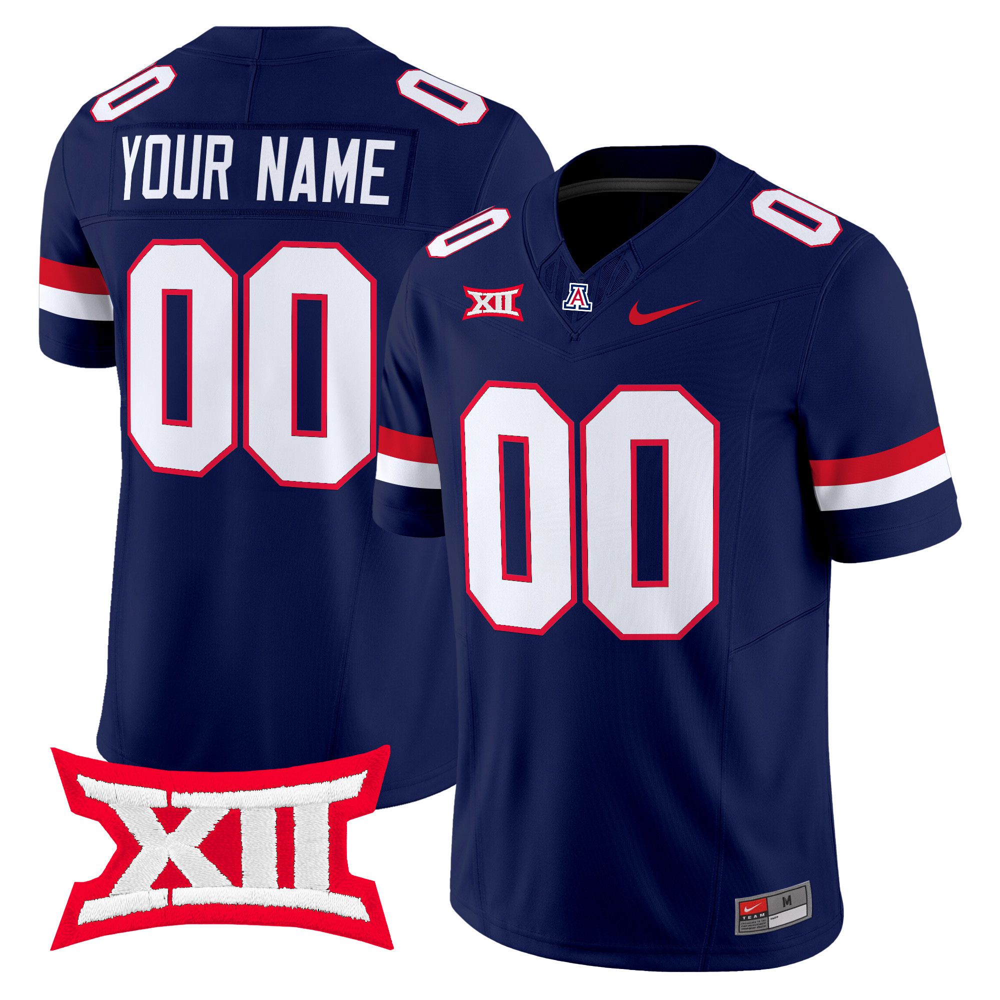 Men Arizona Wildcats Blue Nike 2024 Vapor Limited Custom NCAA Jersey style 1->customized ncaa jersey->Custom Jersey
